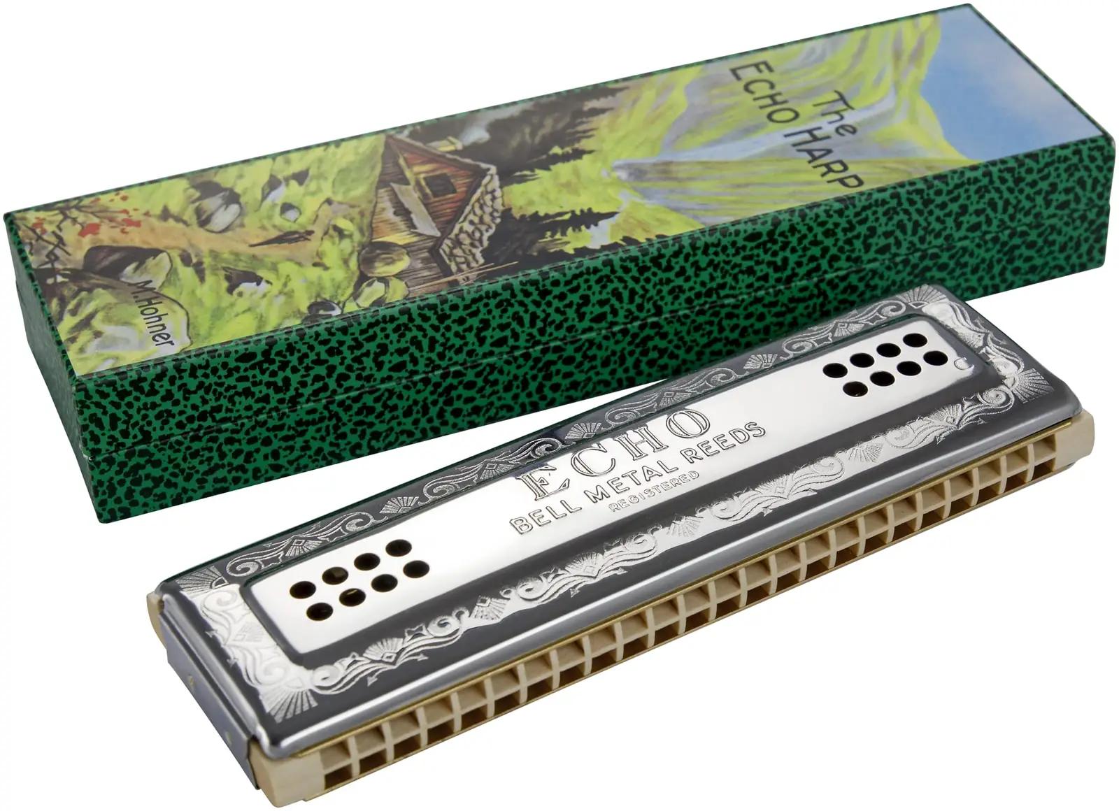 Hohner puidust tremolo mundharmonika — soe kõla kingituseks