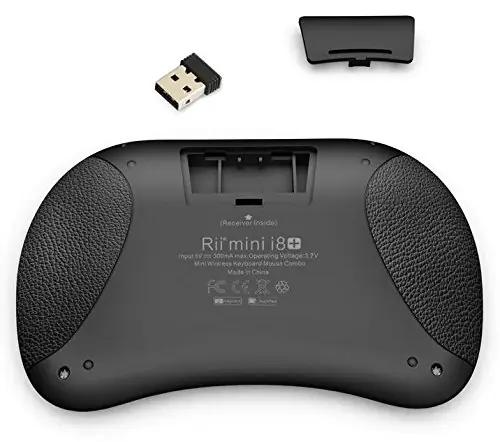 Rii kerge traadita mini-klaviatuur touchpadiga — nutika teleri – detailne vaade