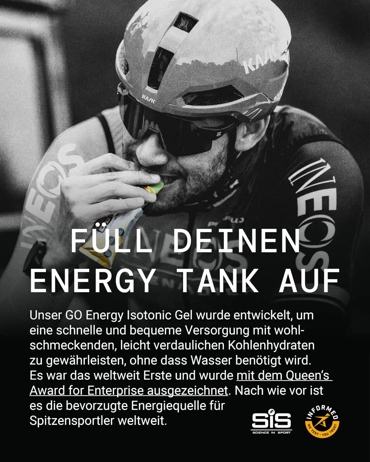 Science in Sport energigeelid 35x60ml – isotooniline ja vegan – pakend ja tarvikud