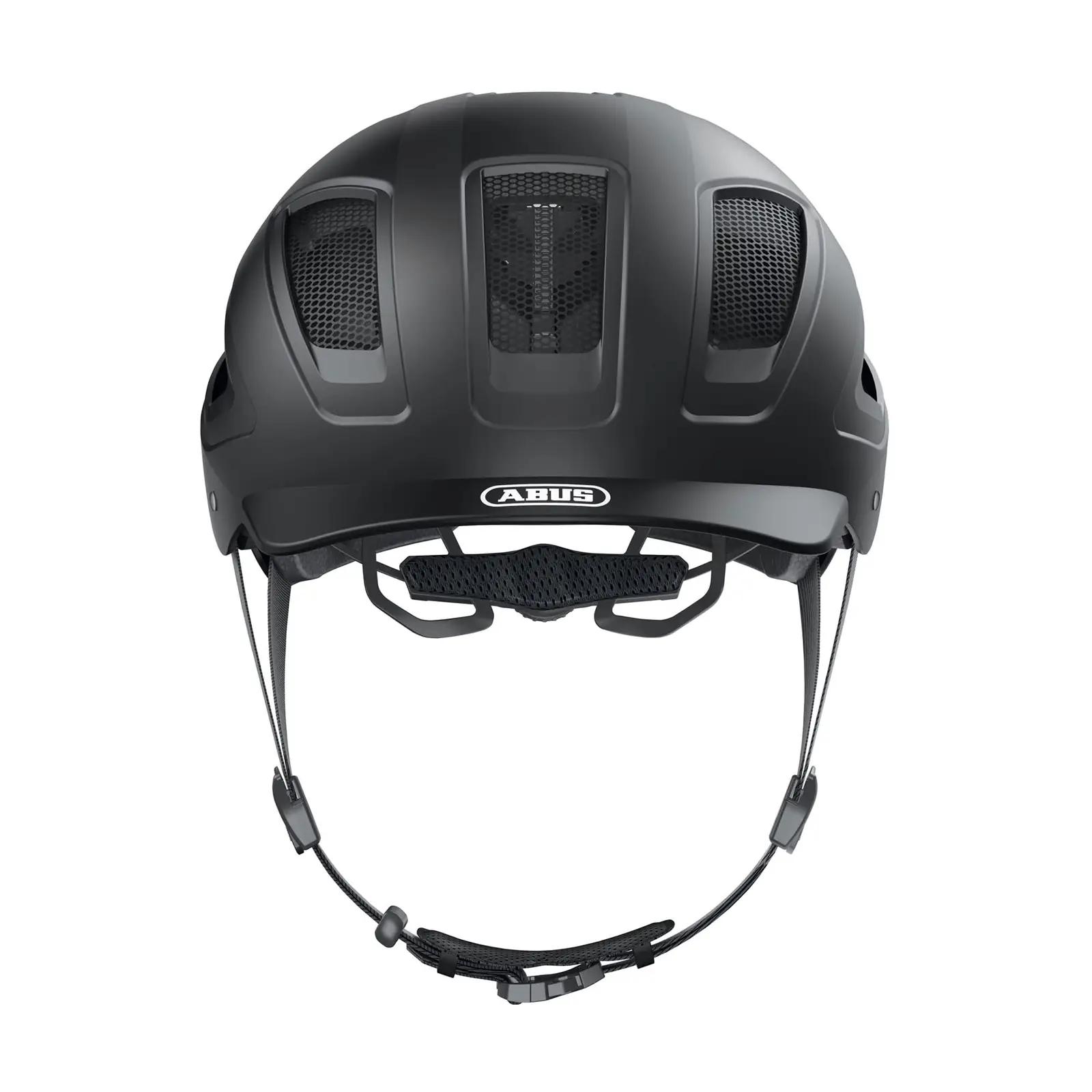 ABUS kergelt kaitsev rattakiiver — Velvet Black L (56–61) – kasutusnäide