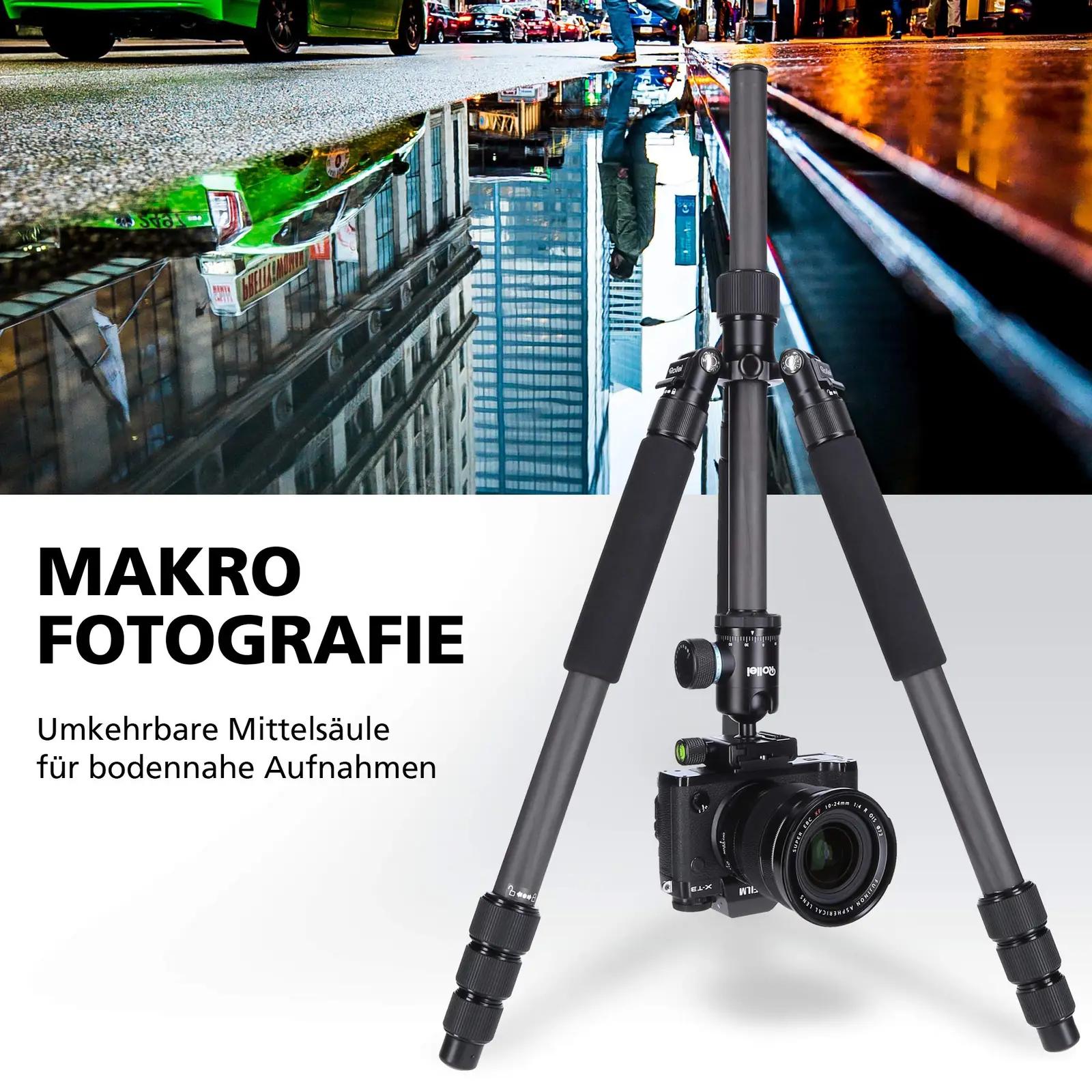 Rollei kerge ja vastupidav süsinikjalus fotokale – kasutusnäide