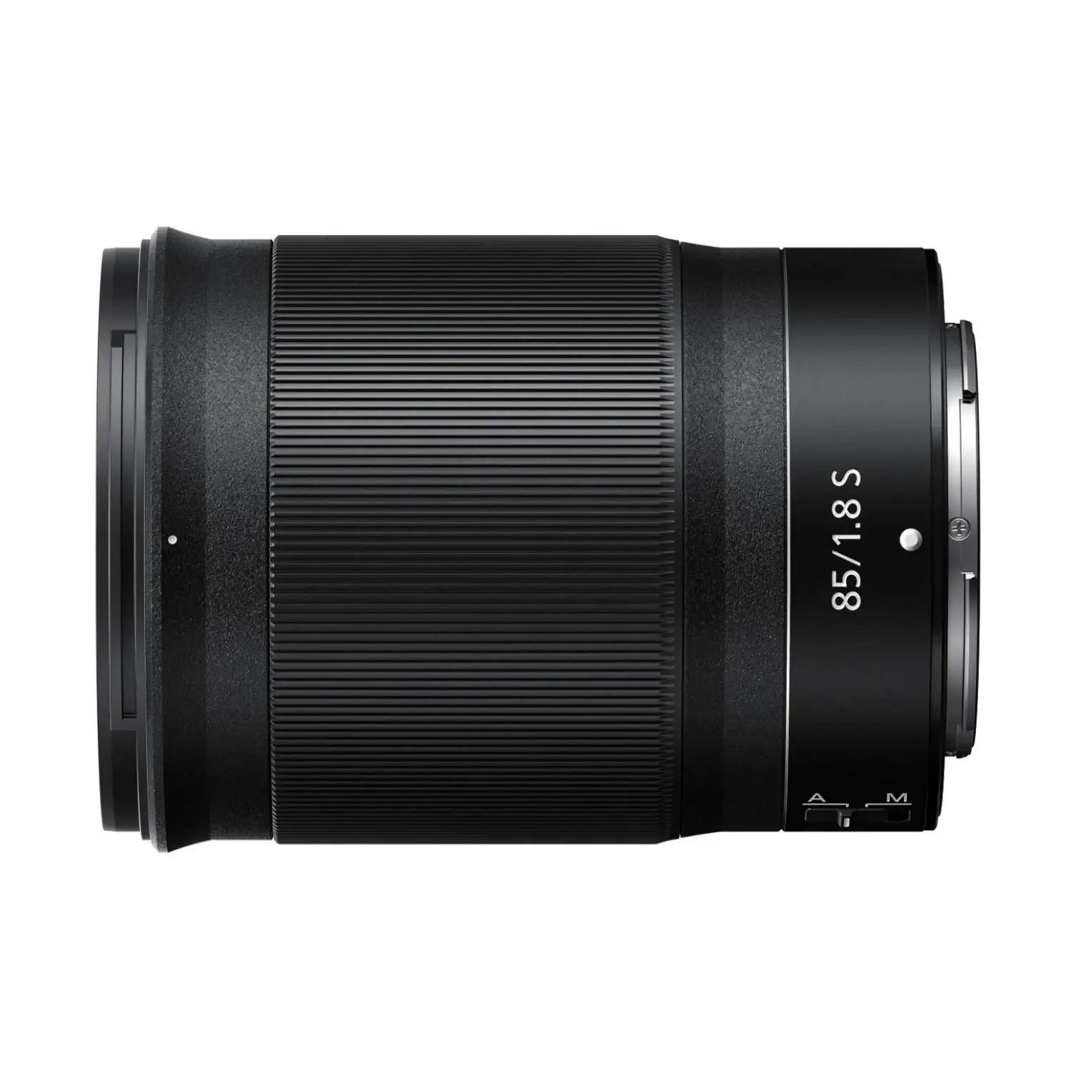 Nikon kerge portreeobjektiiv 85mm F/1.8 S — kvaliteetne klaas – pakend ja tarvikud