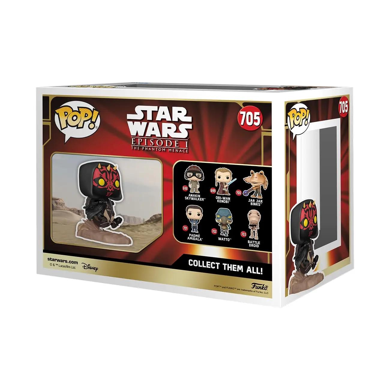Funko vinüülfiguur — Darth Maul Bloodfin, kollektsiooniidee – pakend ja tarvikud