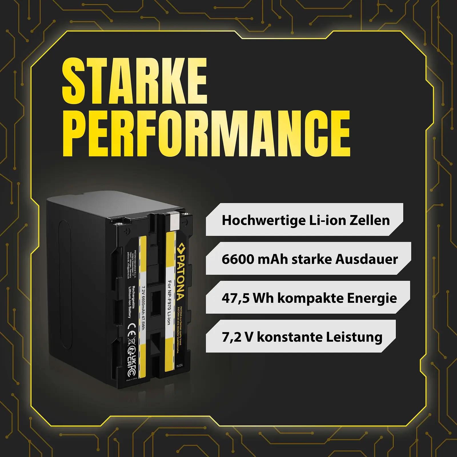 PATONA vastupidav 6600mAh akupakk kaamerale — ideaalne lisa – lisavaade