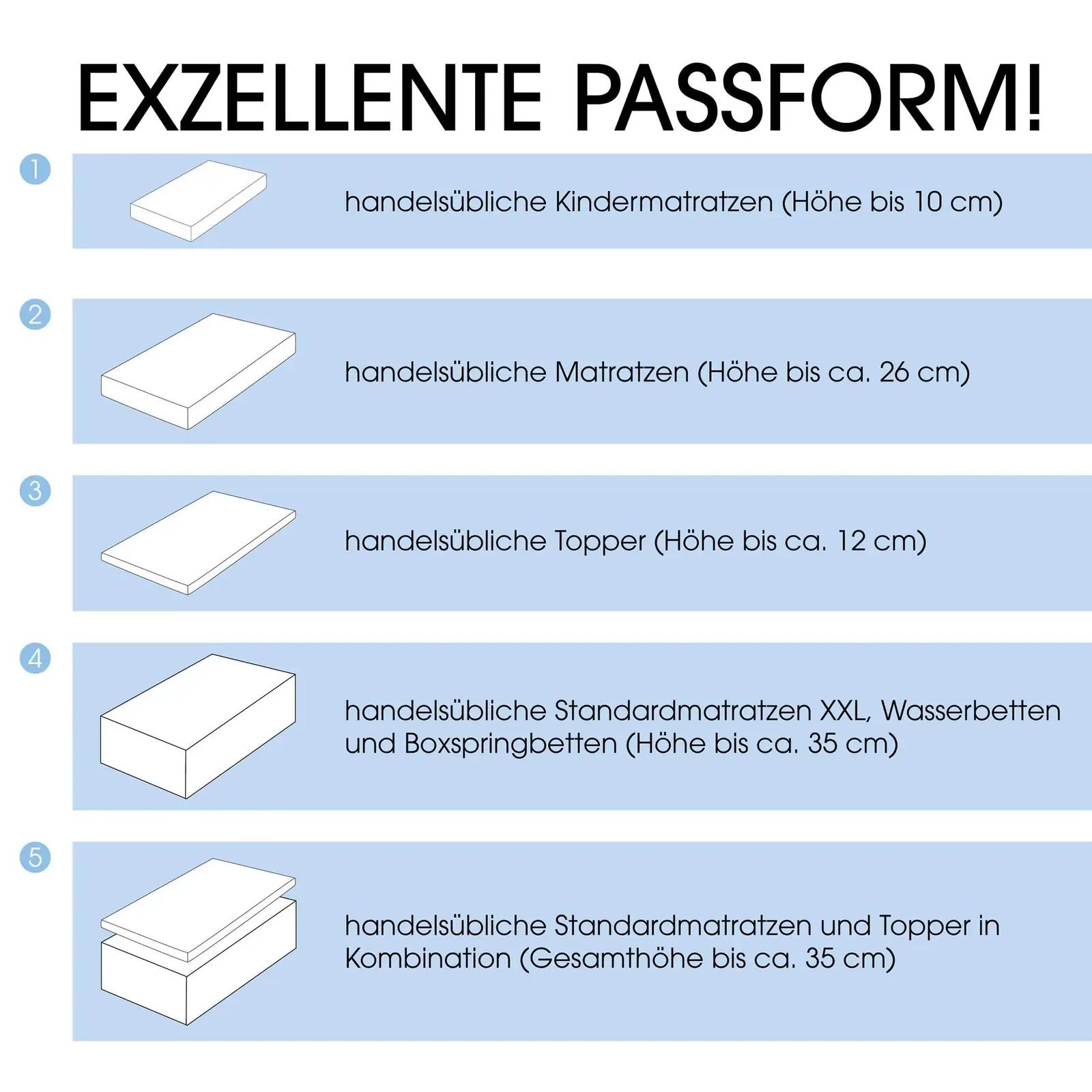 CelinaTex pehme Jersey voodilina Lucina — 140–160×200 cm – pilt 8