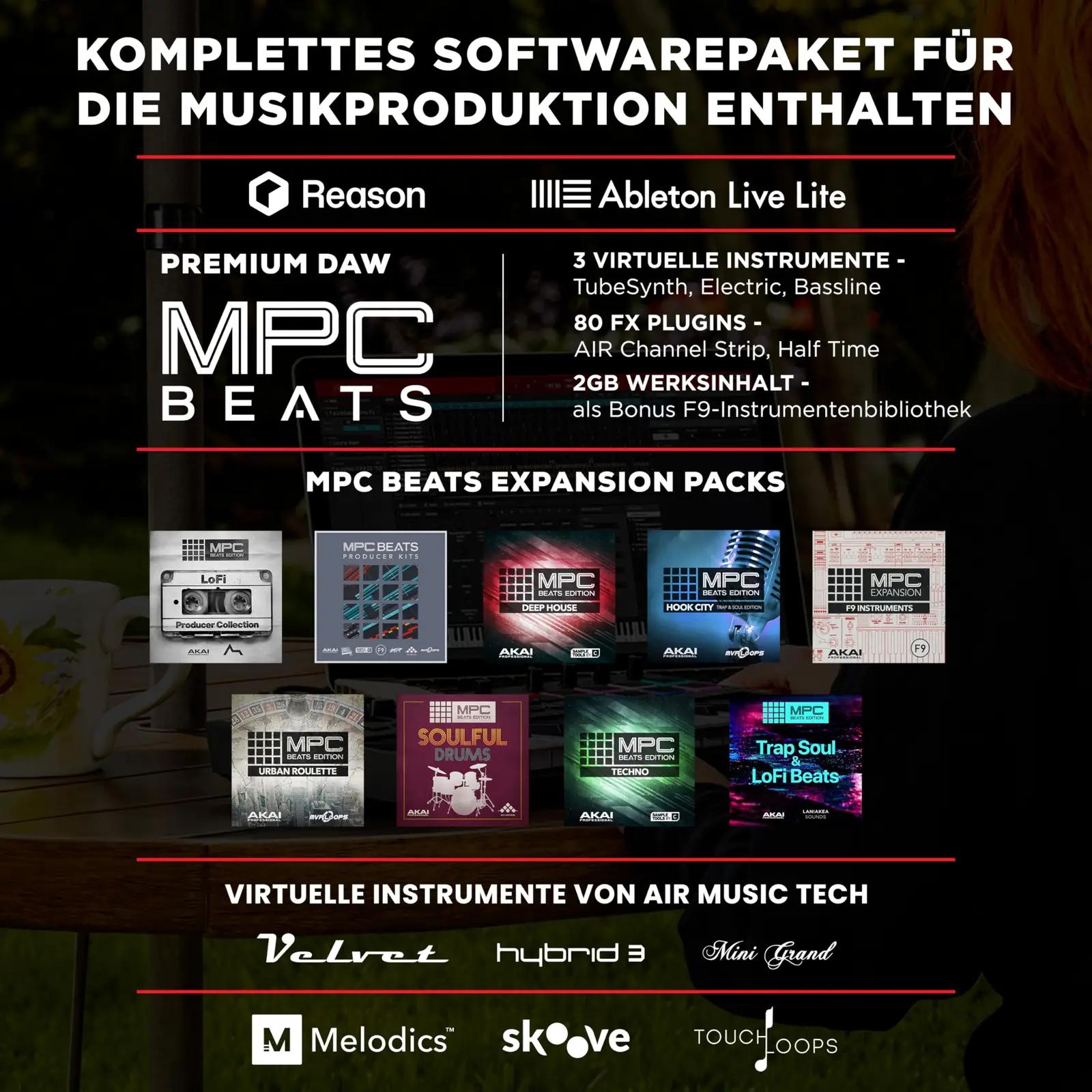 M-AUDIO süsinikmust MIDI-klaviatuur 32 klahviga — kompaktne – pilt 8