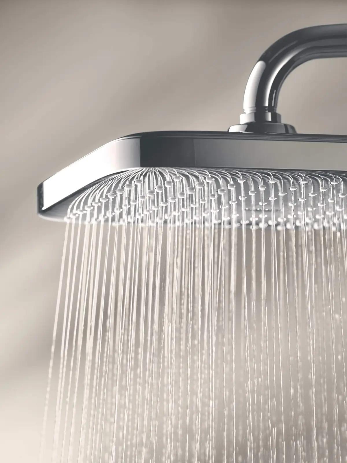 GROHE kromist vihmadušš 25×25 cm — veesäästlik ja stiilne – kasutusnäide