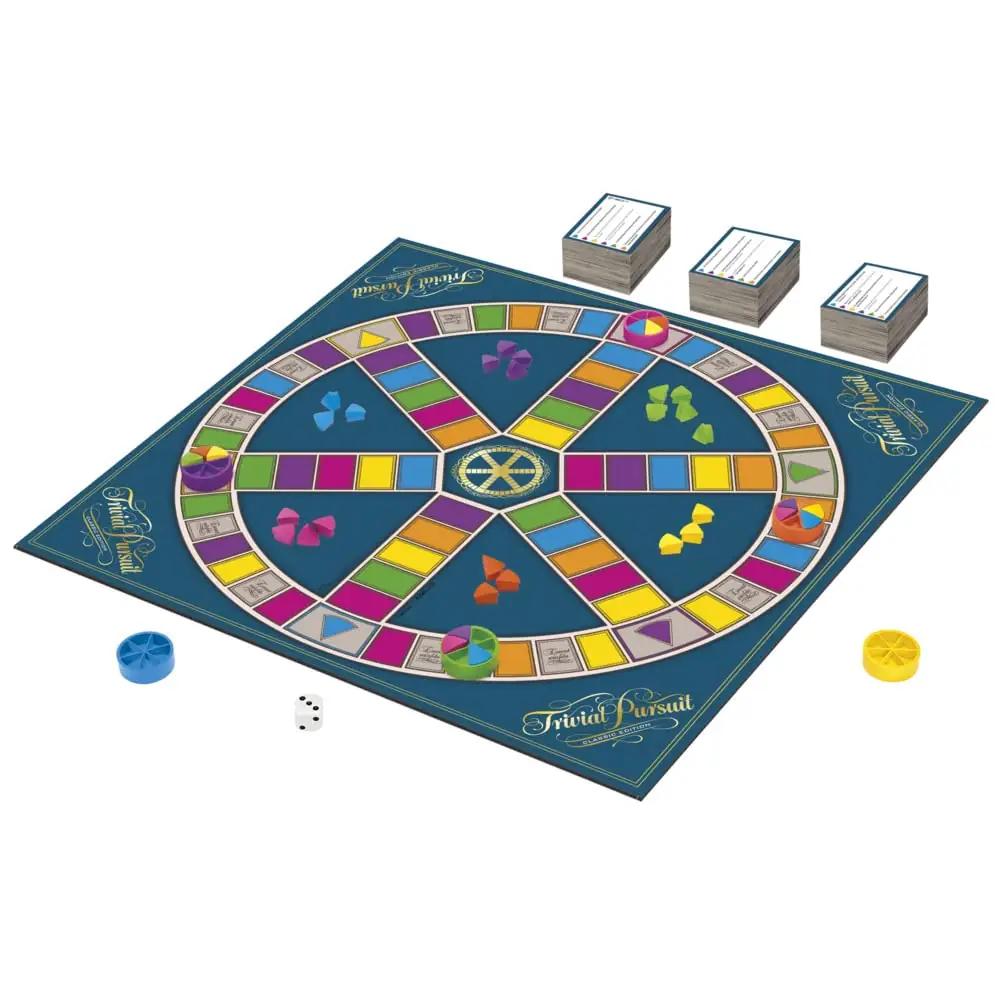 Hasbro Gaming Trivial Pursuit – klassikaline seltskonnamäng – pakend ja tarvikud