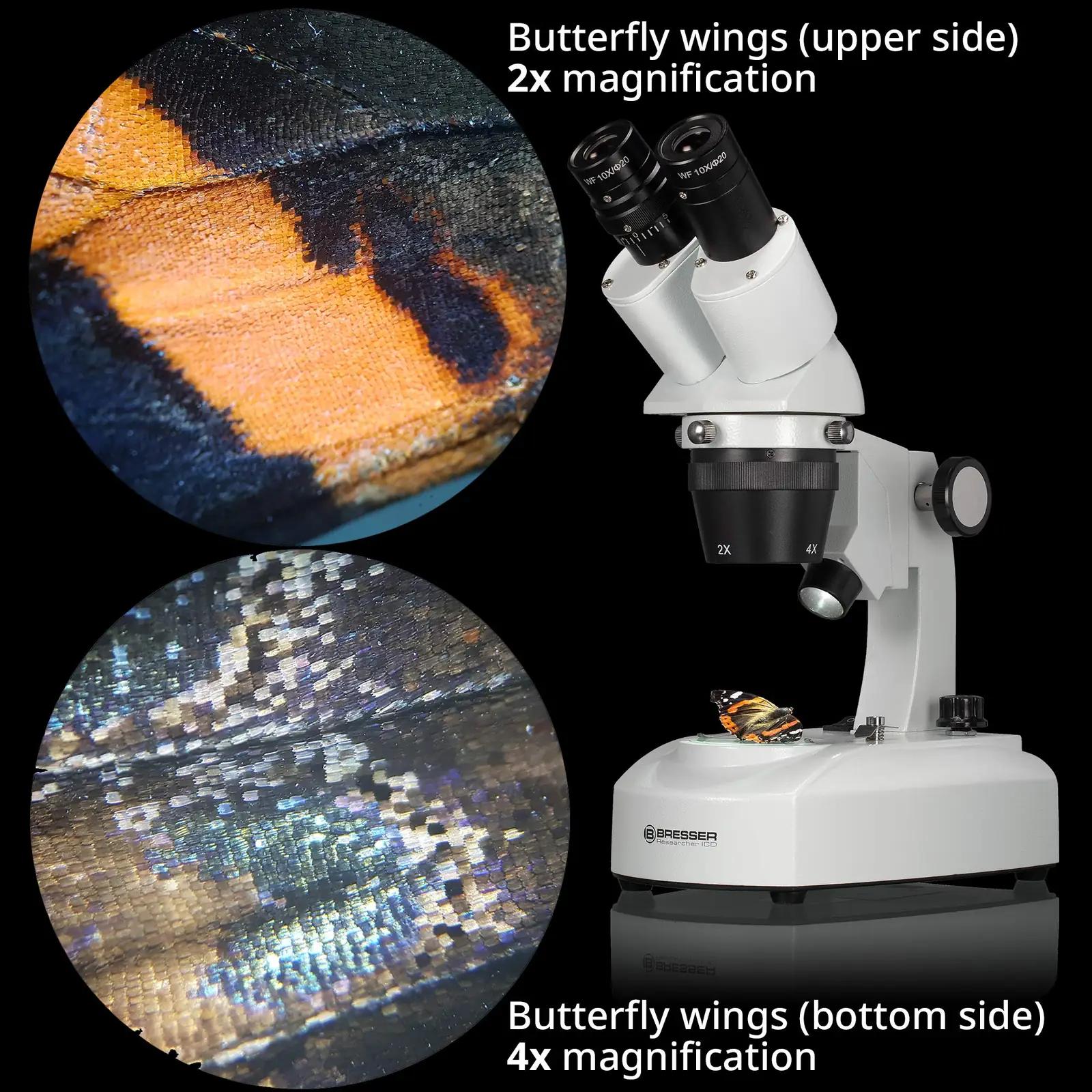Bresser metallist 3D stereo mikroskoop — ideaalne laborikasutus – lisavaade
