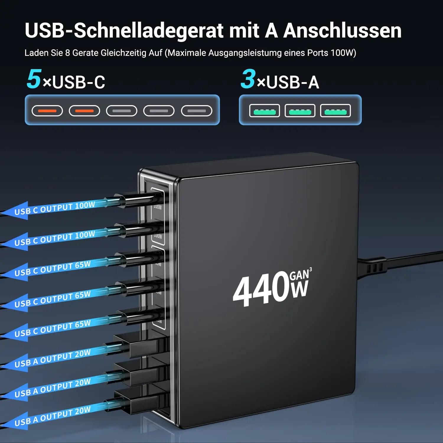 HSSNS 440w-hei laadija – detailne lähivaade