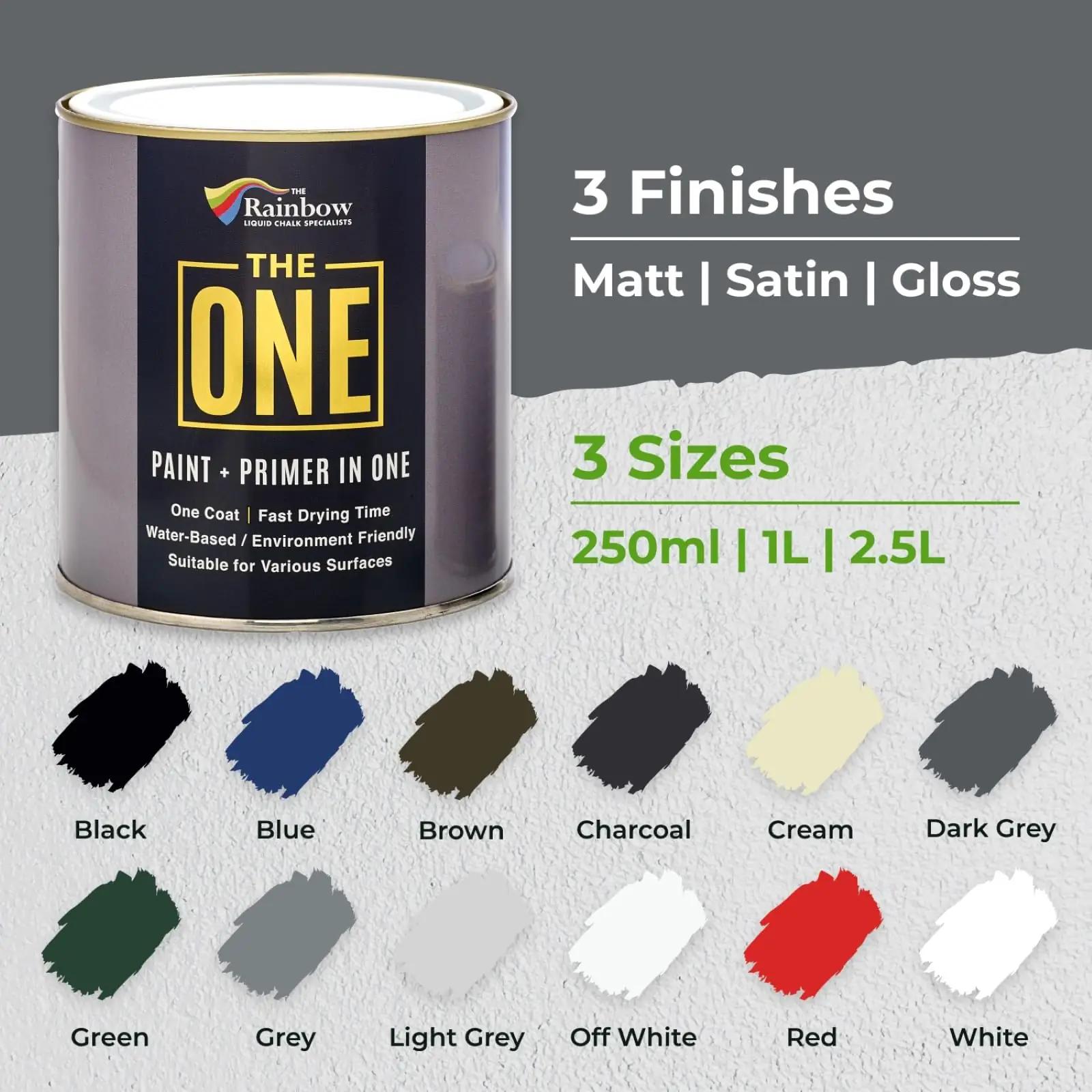 THE ONE tumehall universaalvärv ja primer 2,5 L — mitmekülgne – pilt 6