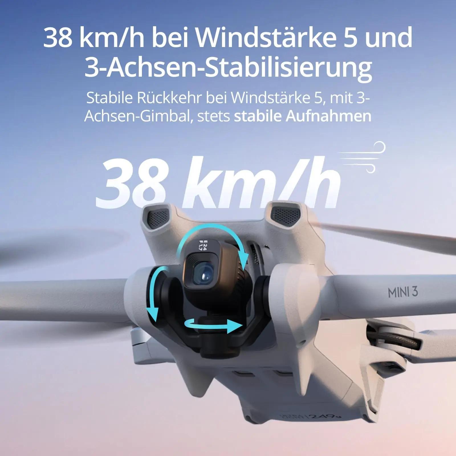 DJI kerge ja kokkupandav Mini 3 droon – 4K HDR kaamera – lisavaade