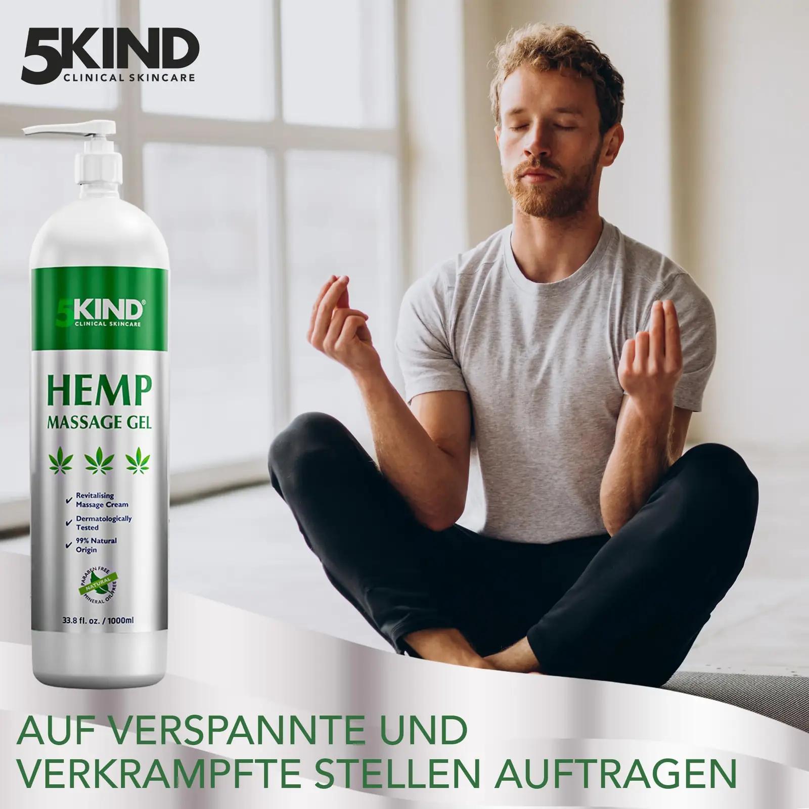5kind clinical skincare tugevatoimeline Hanf-Aktivgel 1000ml – pilt 6