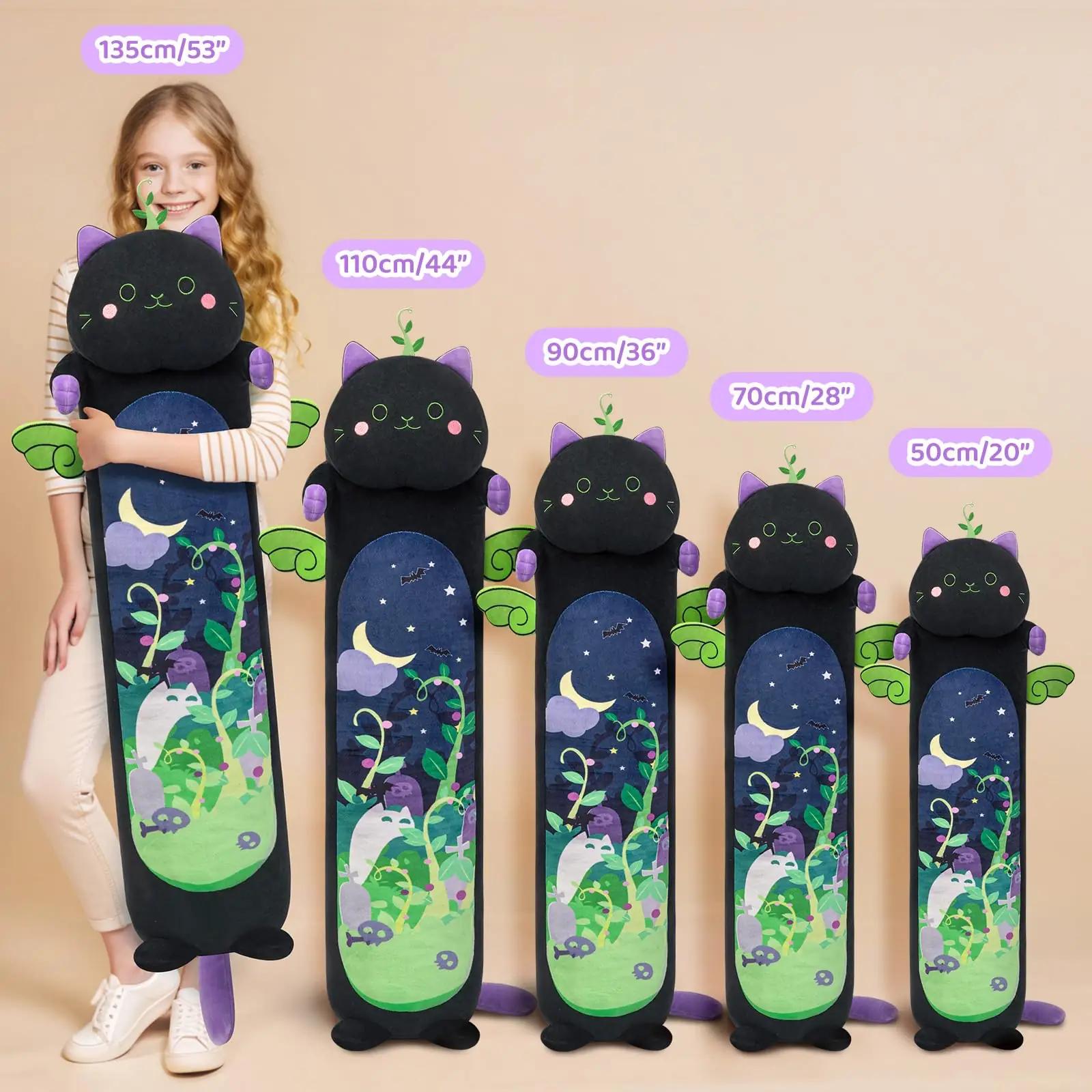 Mewaii pehme mint-kass 110 cm – kaisukõrge plüüs – pakend ja tarvikud