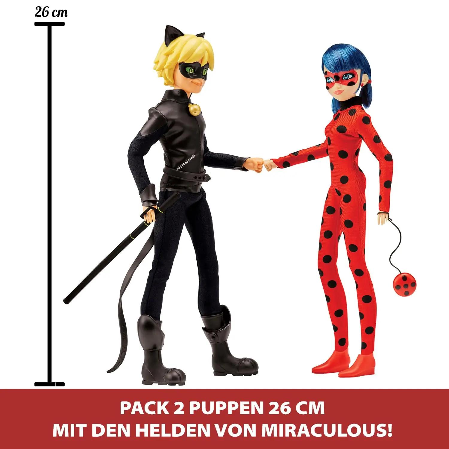 BANDAI Miraculous komplekt: 2 painduvat nukku mänguks ja – detailne vaade