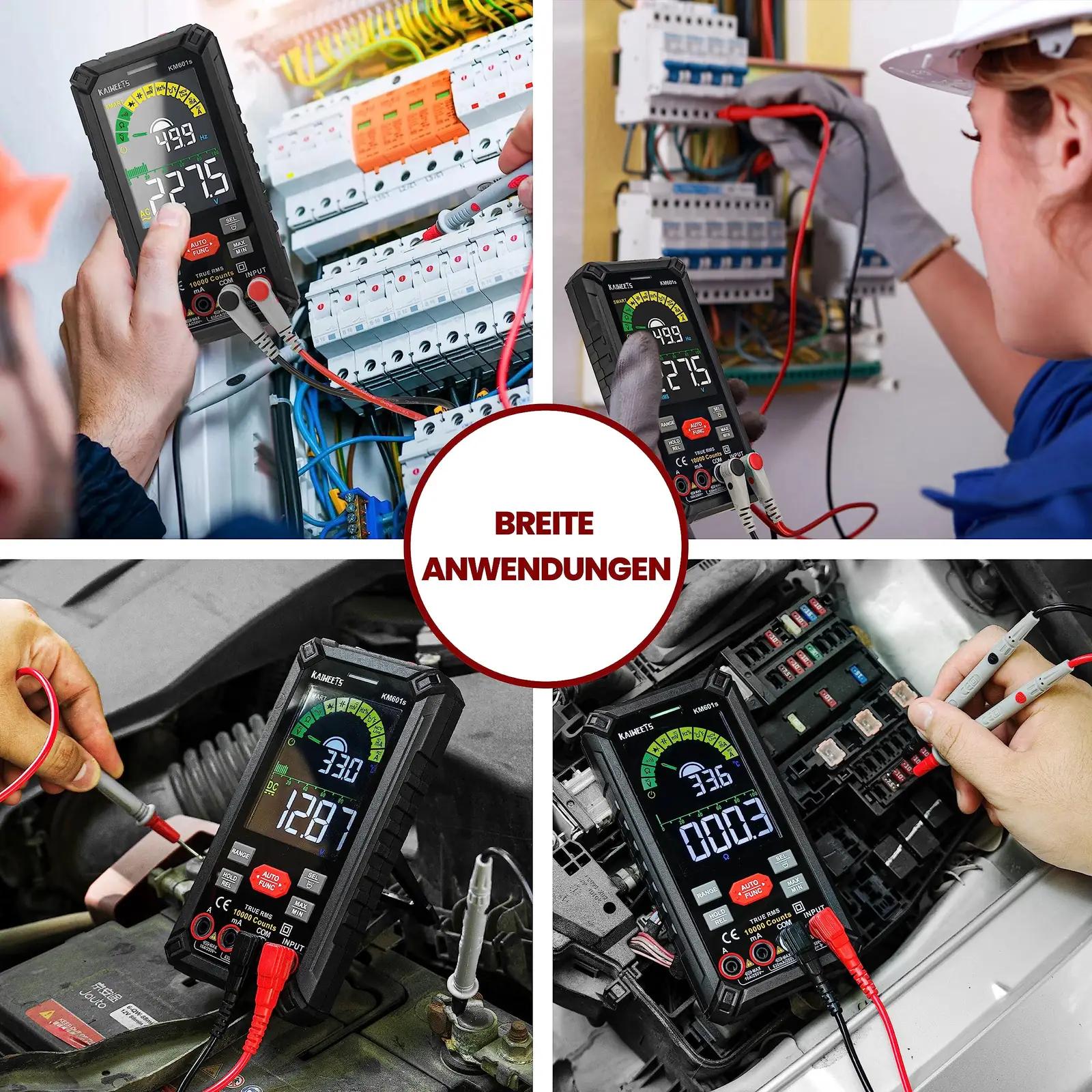 KAIWEETS täpsusmultimeter KM601S – laaditav, True RMS mõõtmine – pilt 7