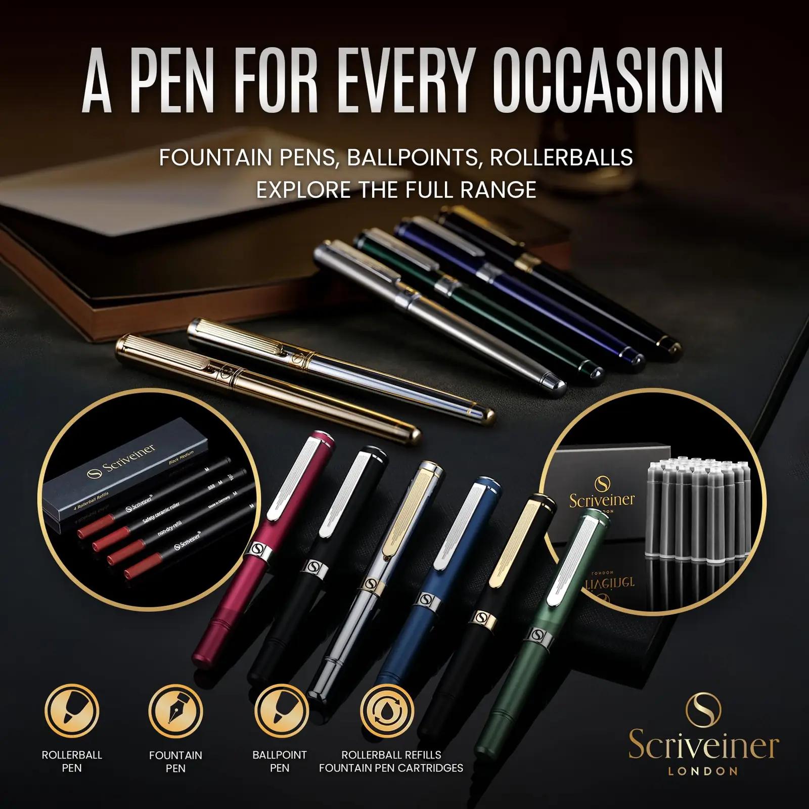 Scriveiner luksuslik roheline sulepea — elegantne kink – pilt 6