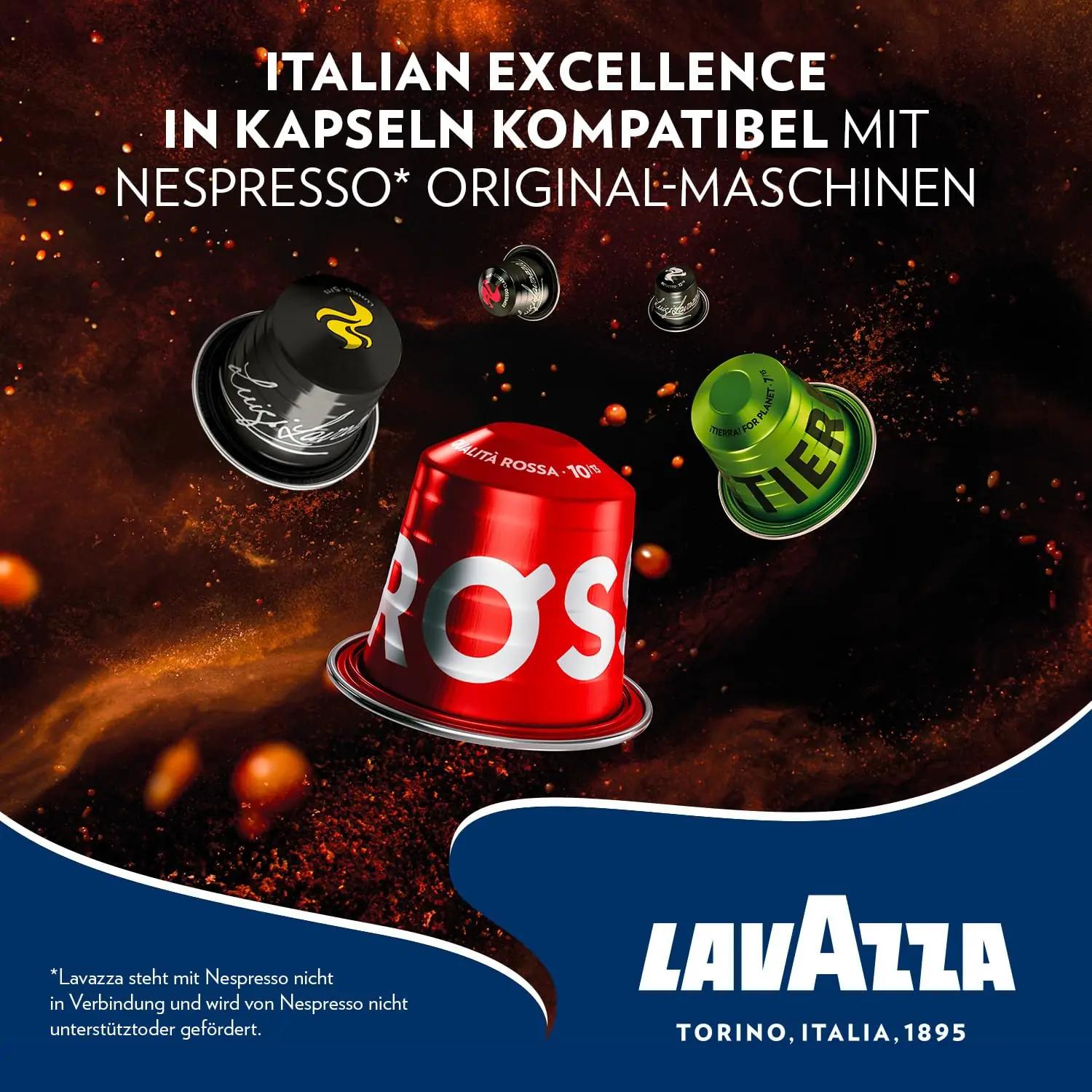 Lavazza kohv ja tee – detailne lähivaade