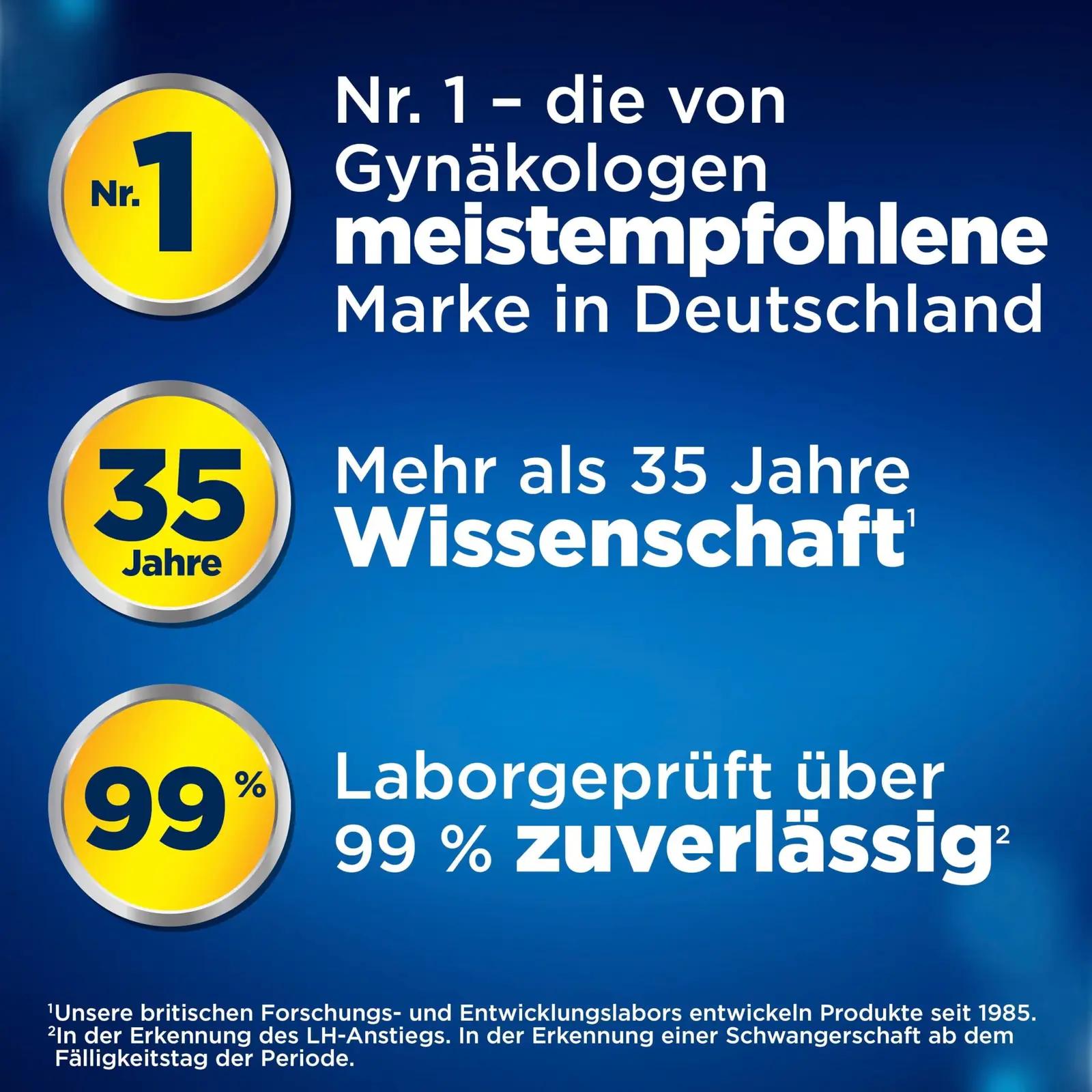 Clearblue 4015600999810 testid – detailne lähivaade