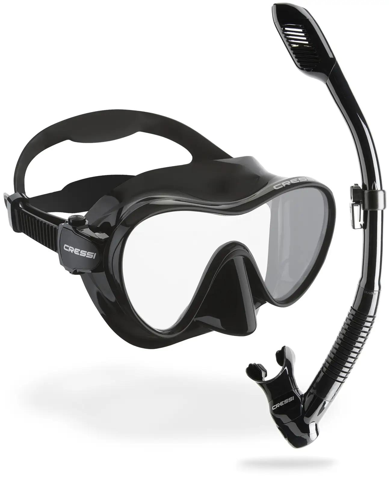 Cressi sukeldumiskomplekt F1 Dry — mugav ja tihe sobivus – detailne vaade