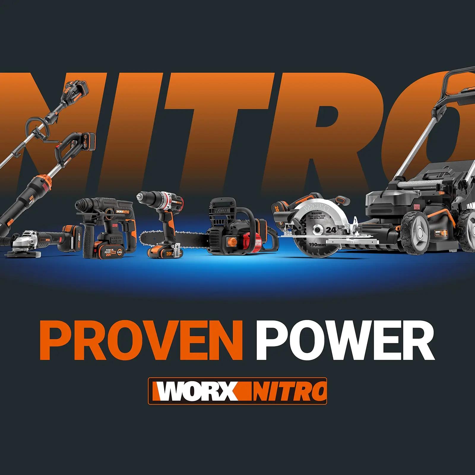 WORX Nitro löökpadrun 20V — tugev 300 Nm juhtmeta tööriist – pilt 6