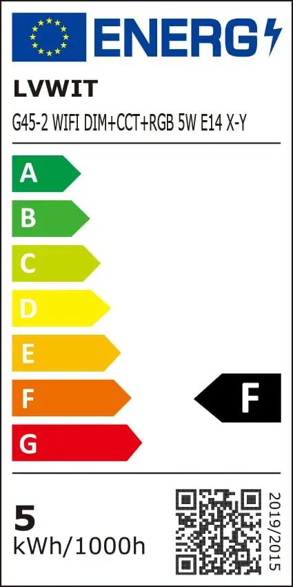 LVWIT nutikas E14 LED pirn 5W RGB – reguleeritav valgus ja värv – pilt 8