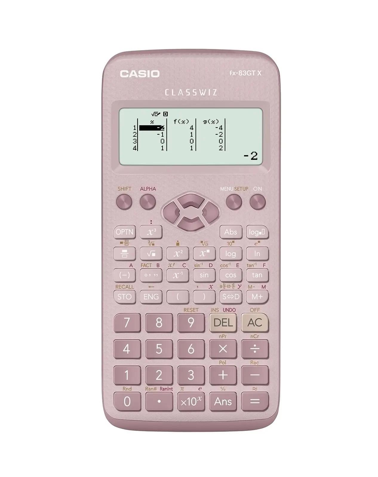 Casio fx-83GTX-DP teaduslikud kalkulaatorid – toote esivaade