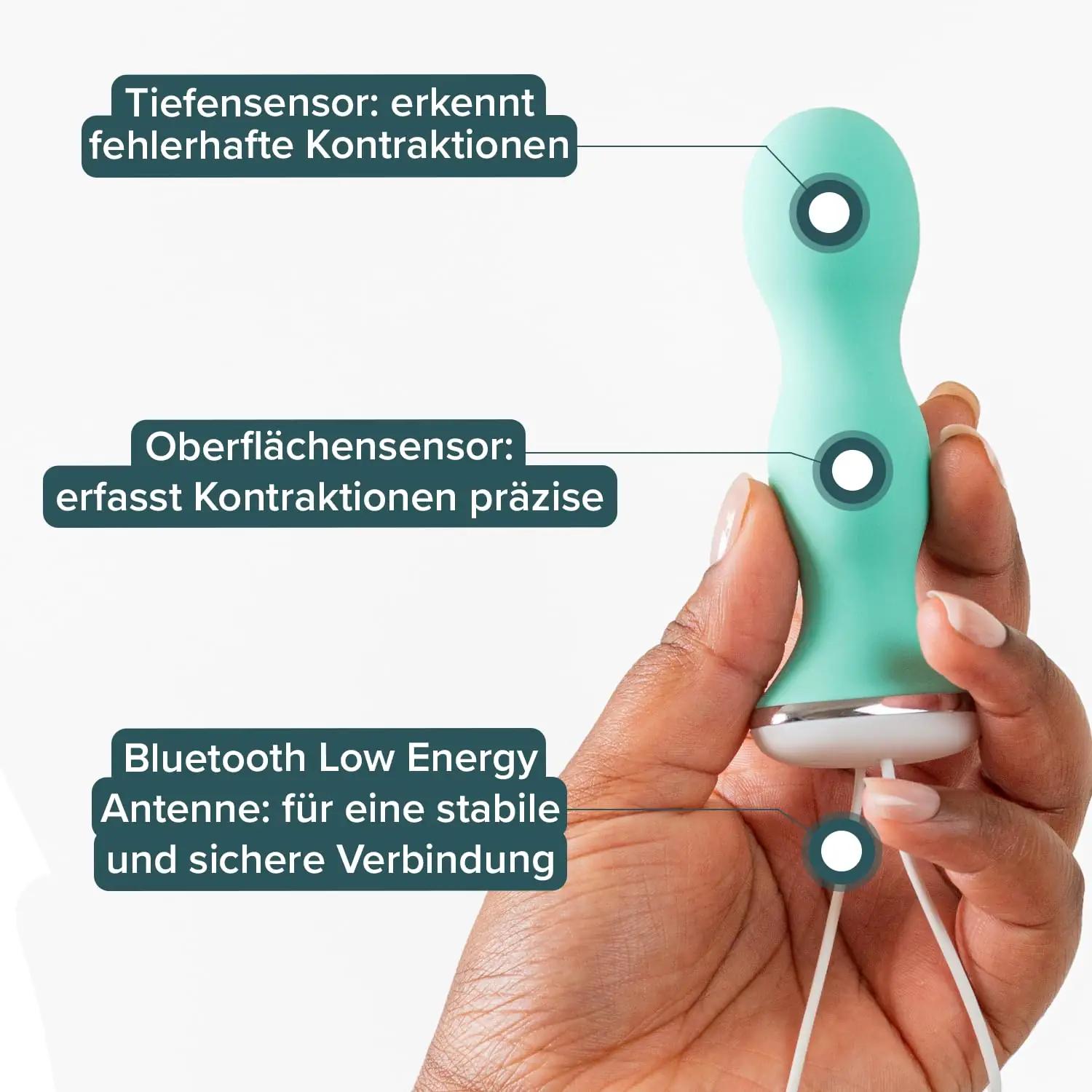 Perifit kegel-trainer rohelises — tõhus vaagnapõhja treening – pakend ja tarvikud