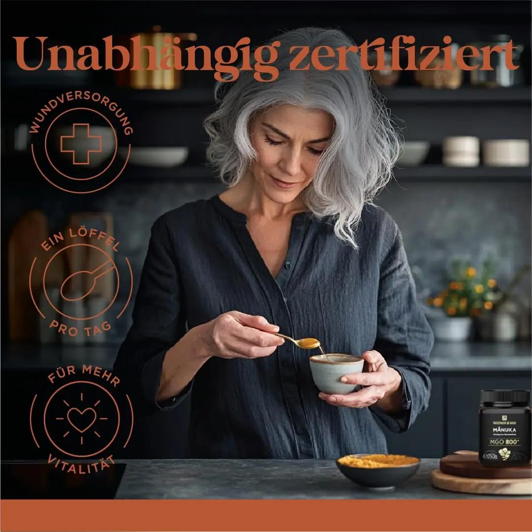 Watson & Son Manuka mesi 250 g — tugev antioksüdantne toode – pilt 9