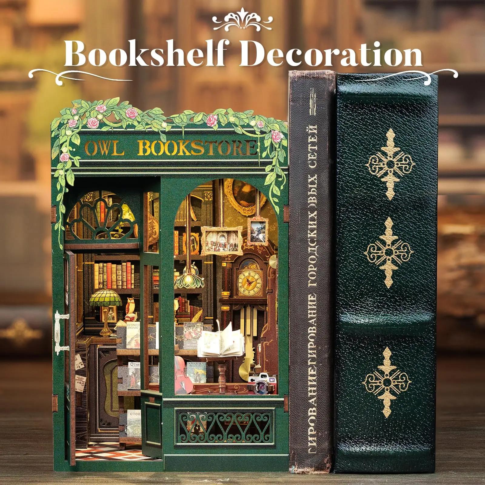 CUTEBEE puidust Book Nook komplekt – käsitöö ja dekoratsioon – detailne vaade
