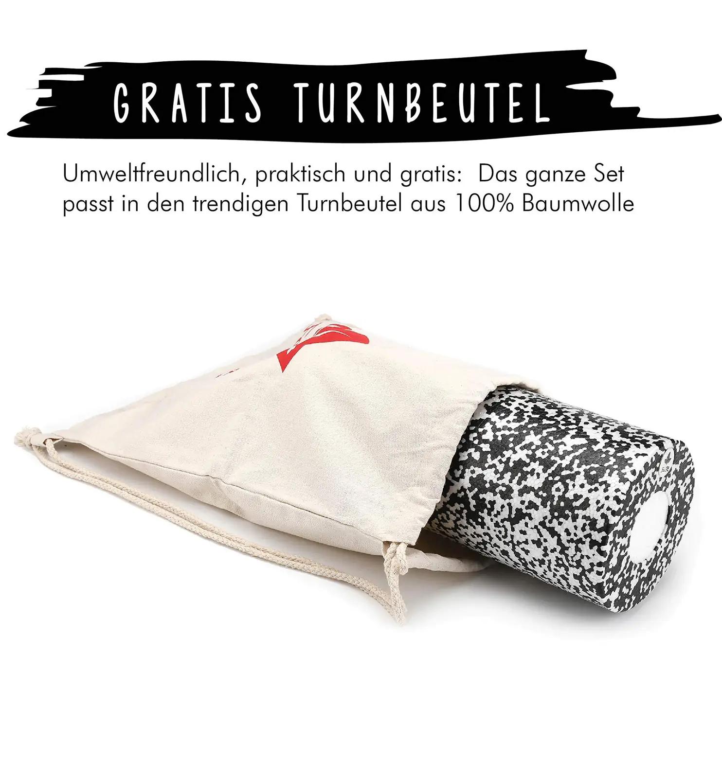 Fas Fit kvaliteetne foam roller komplekt treeninguks ja – kasutusnäide