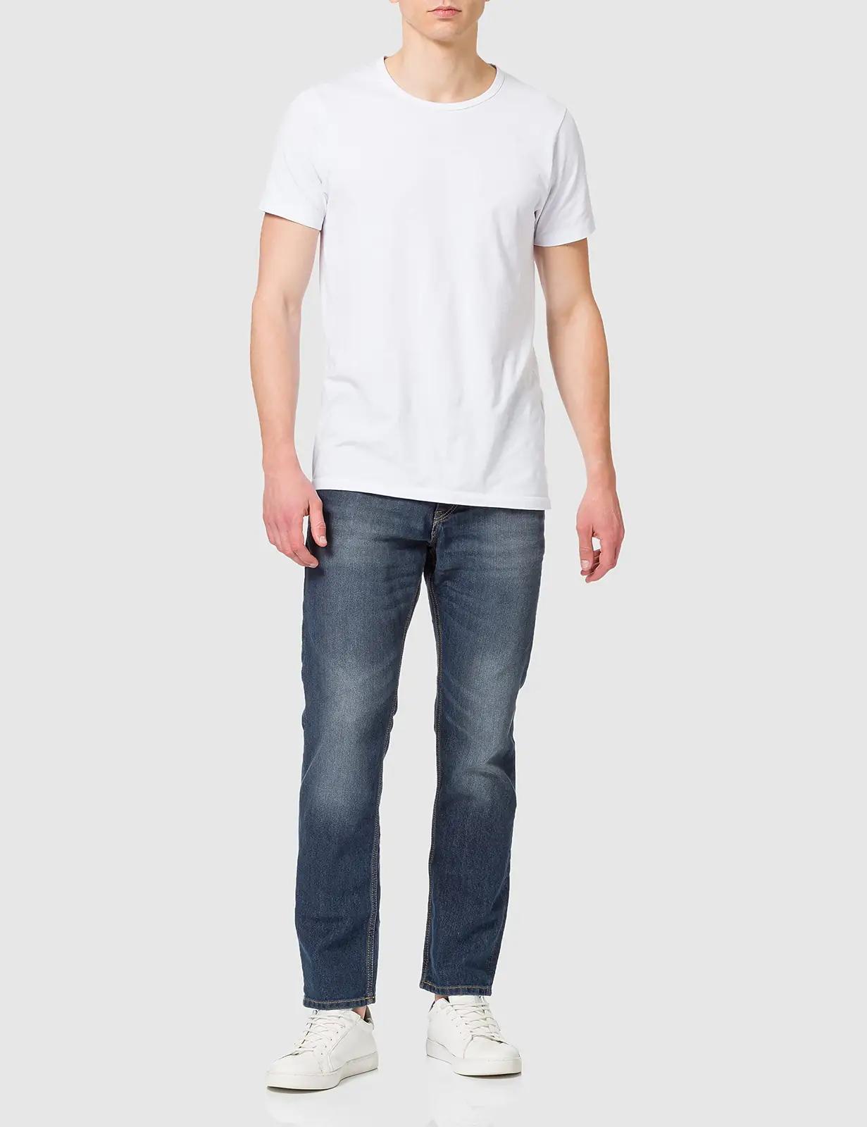 TOM TAILOR mugav mid stone wash teksapüksid – vastupidav materjal – lisavaade