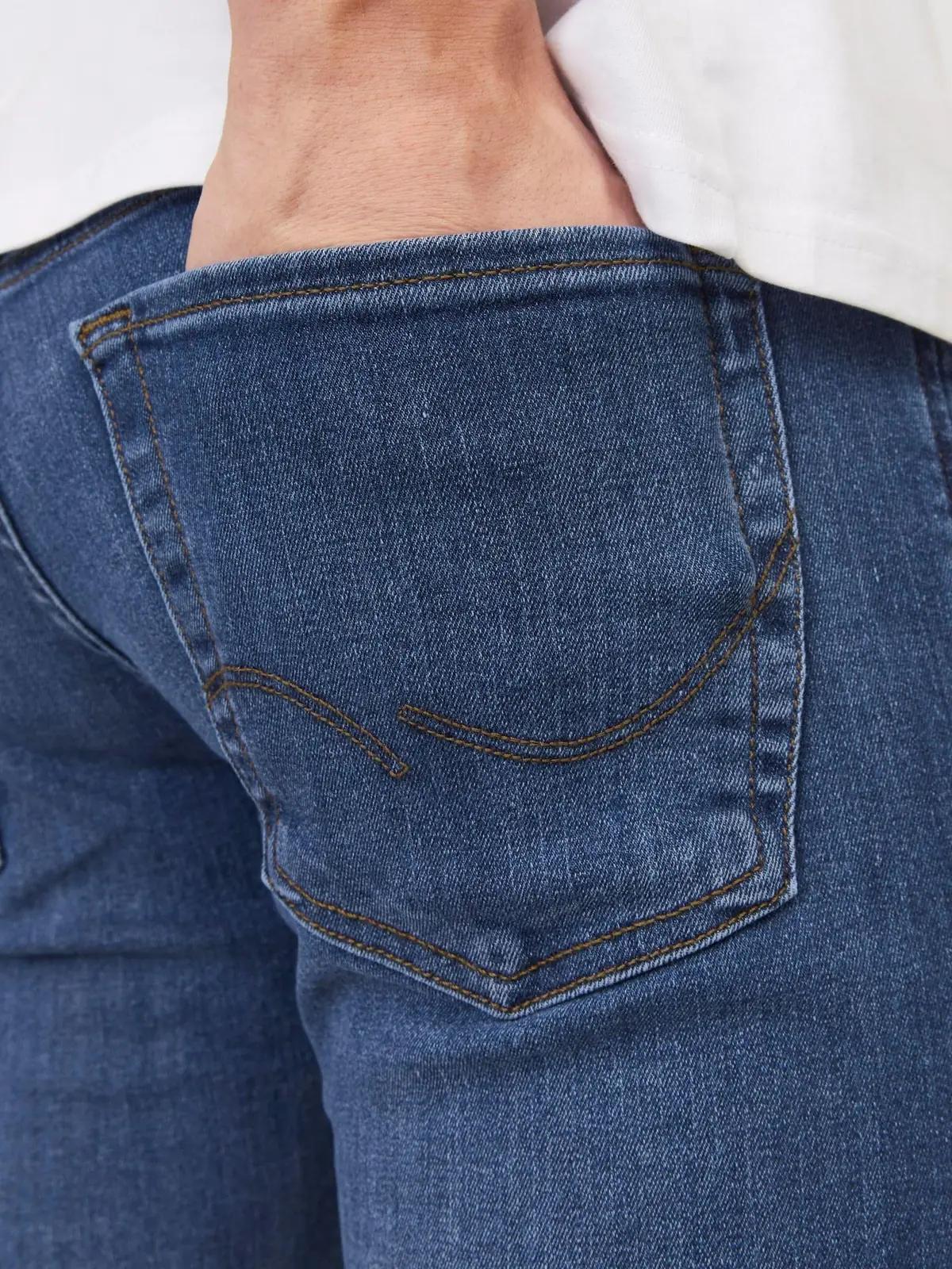 JACK & JONES sinised slim-farkud – mugav naturaalne puuvill – pilt 8