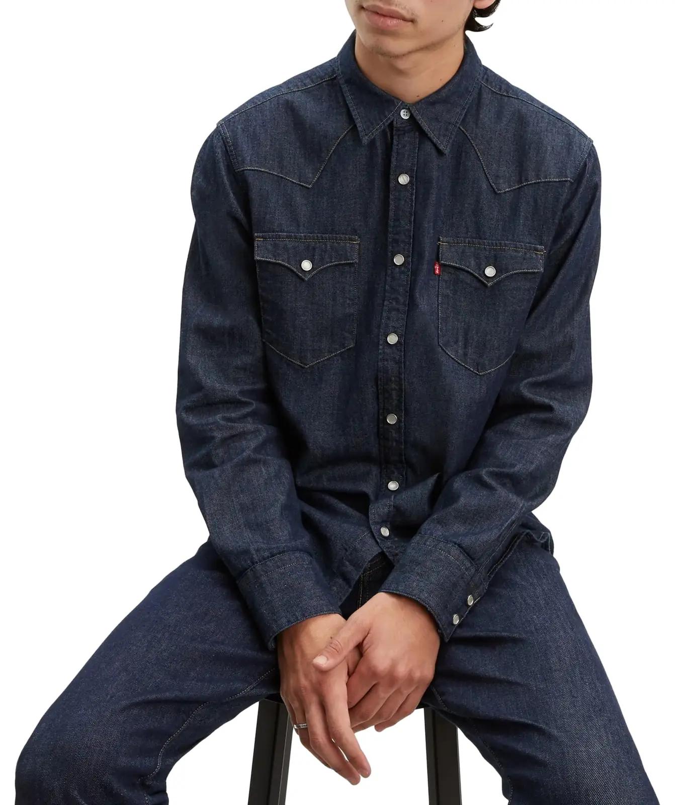 Levi’s puuvillane triiksärk igapäevaseks kandmiseks, Indigo XL – kasutusnäide