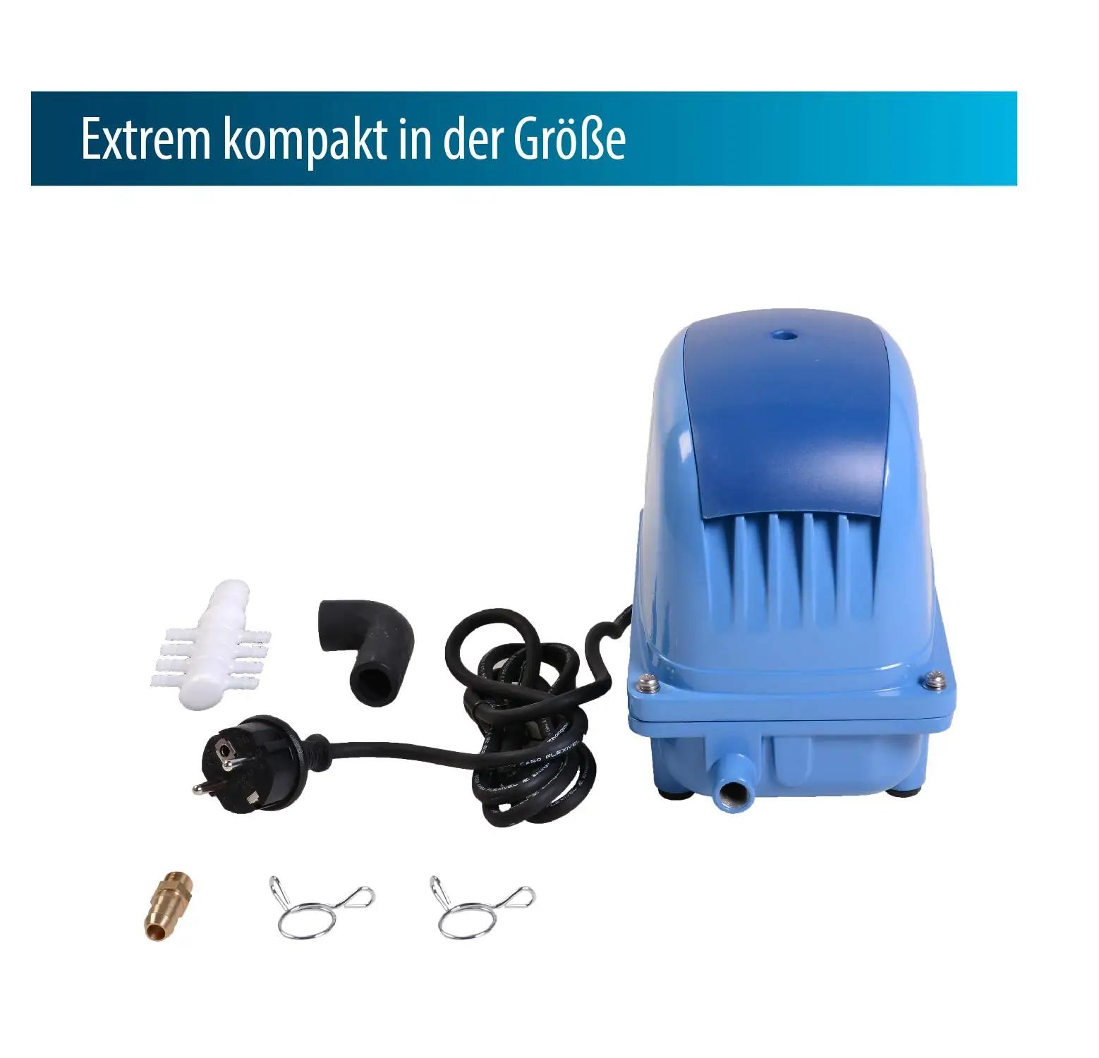 AquaForte vastupidav alumiinium luftpump AP-100 tiigile – pakend ja tarvikud