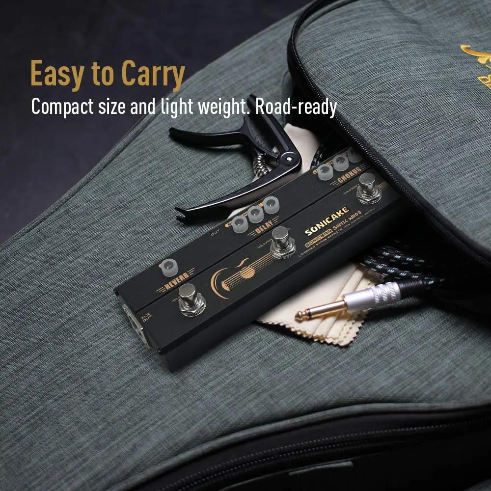 SONICAKE puidune multi-efektpedal akustilisele kitarrile — – pilt 6