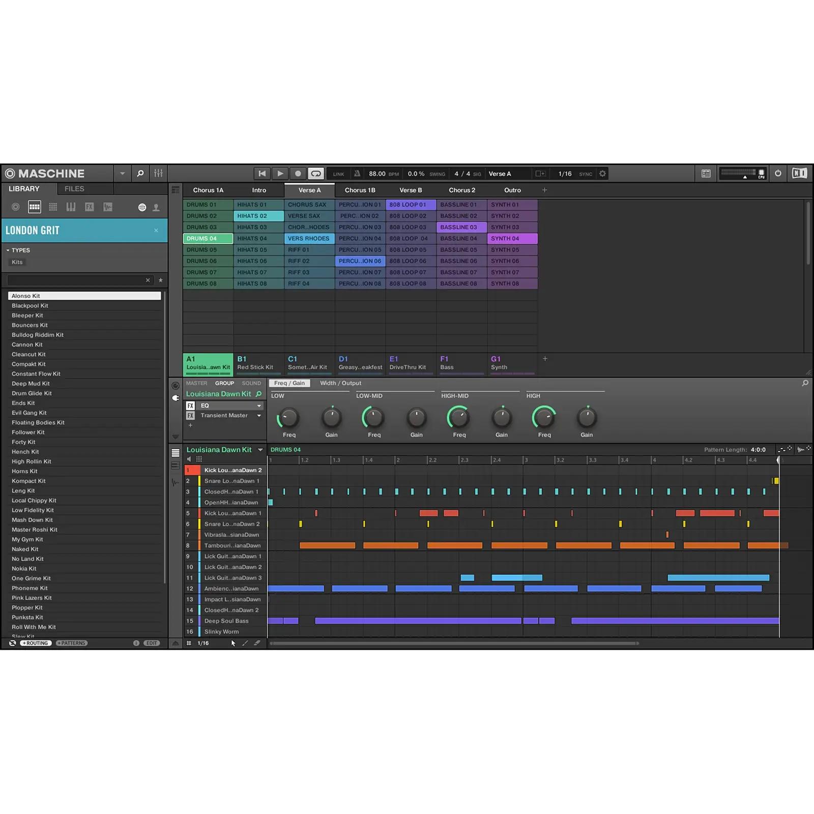 Native Instruments alumiiniumist groove-controller — ideaalne – pakend ja tarvikud