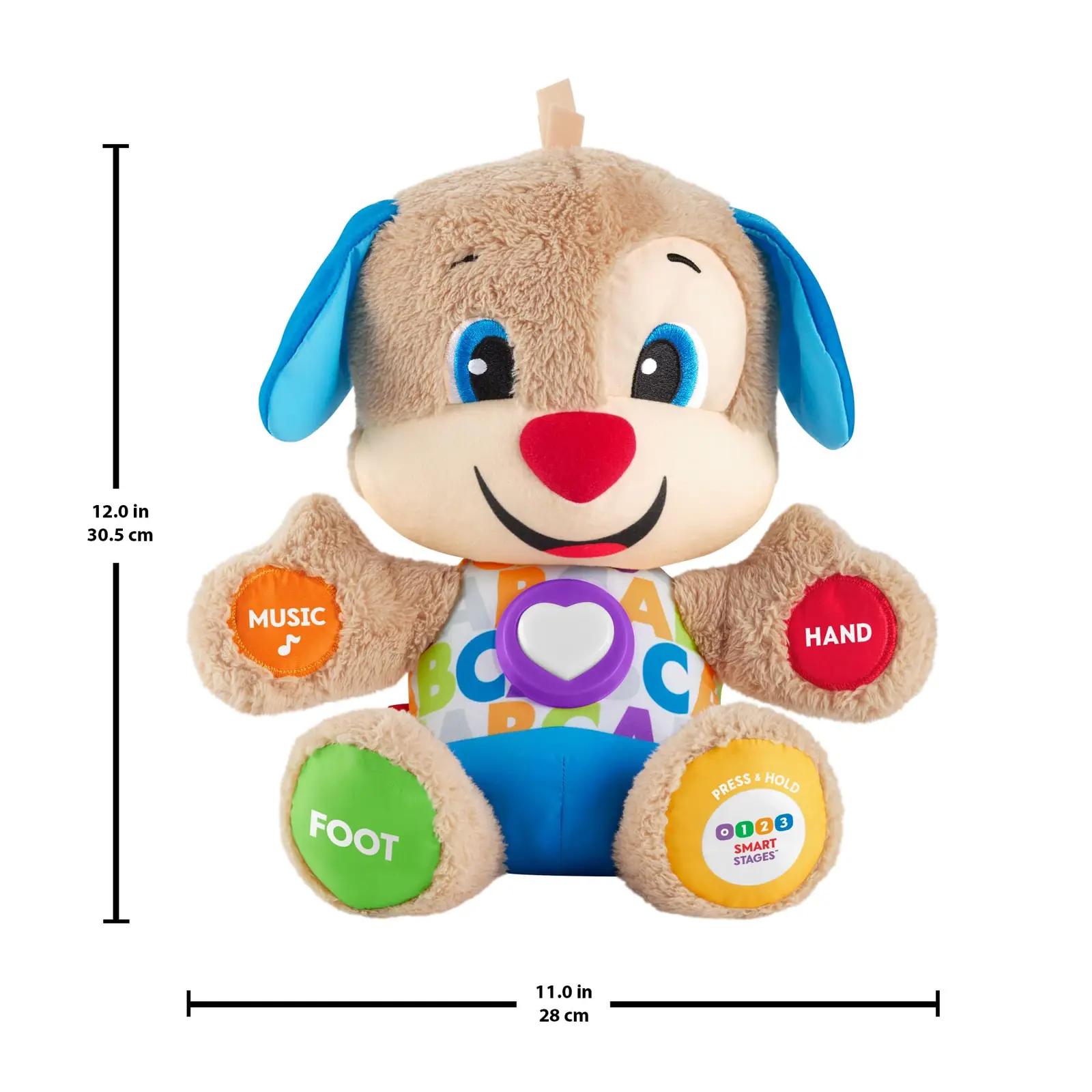 Fisher-Price pehme õppiv koerake – interaktiivne mänguasi lapsele – lisavaade