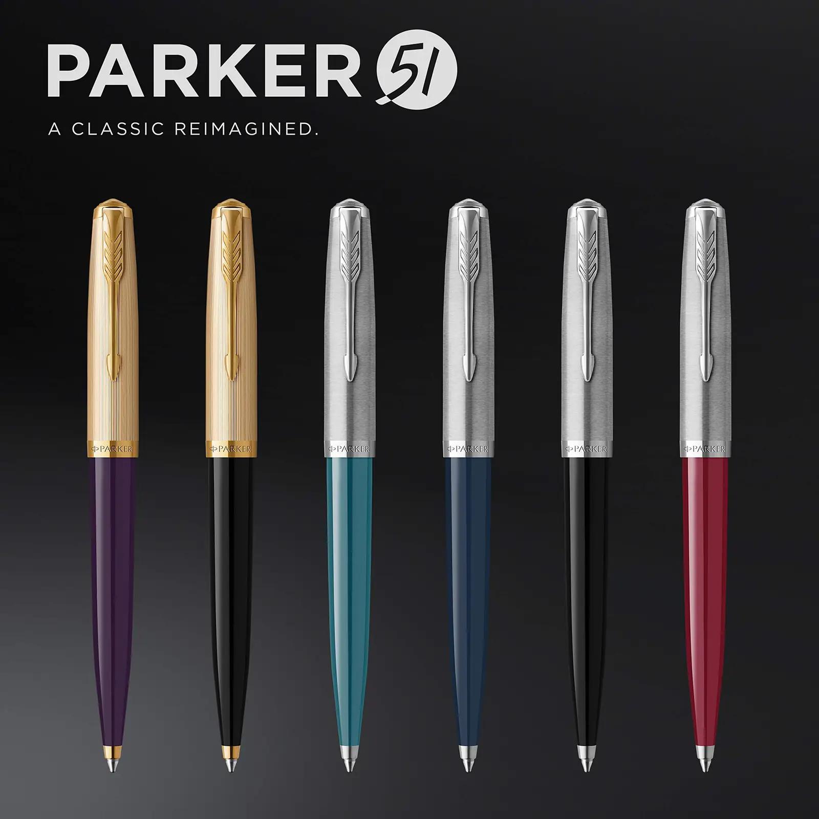 PARKER elegantne must pastapliiats — kvaliteetne kinkebox – pilt 7