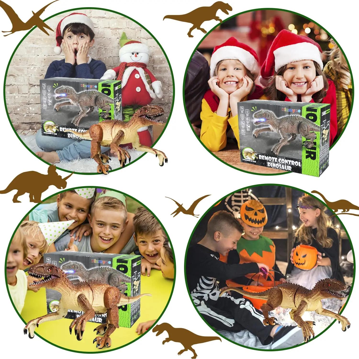Kizmyee realistlik dinosaurus mänguasi laste loovmänguks – pilt 6