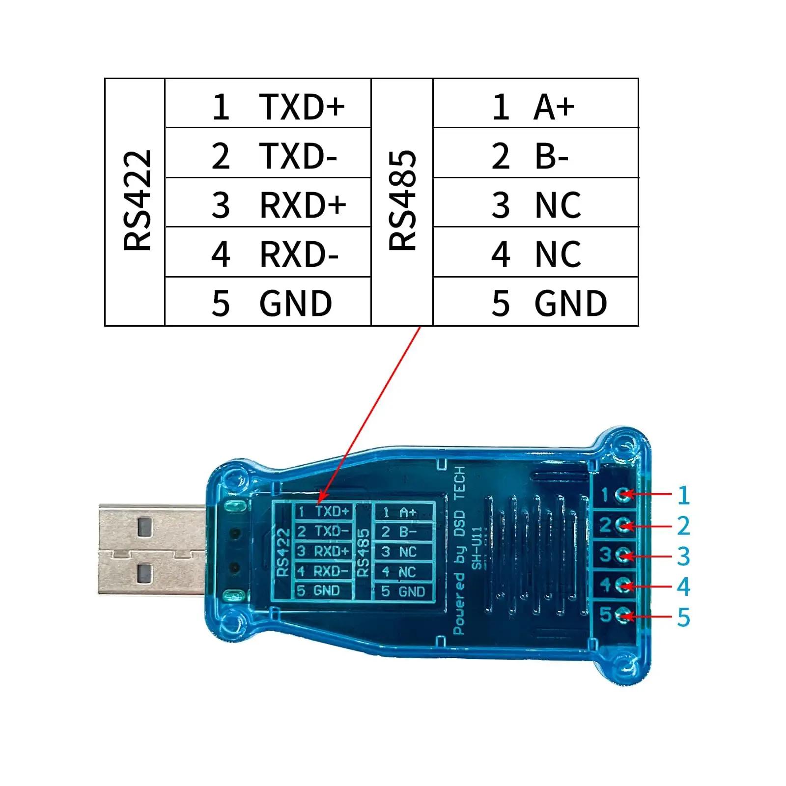 DSD TECH SH-U11 usb-ühendusega seerialiisa adapterid – detailne lähivaade