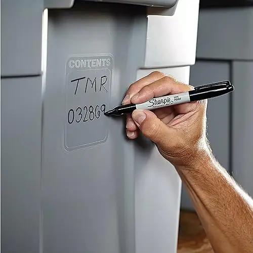 Sharpie must metallkorpus marker – peen ots, komplekt 36 – pilt 10