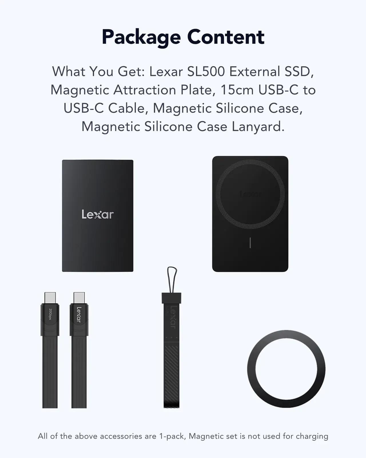 Lexar väline SSD 1TB – õhuke ja vastupidav kandmiseks – pilt 8