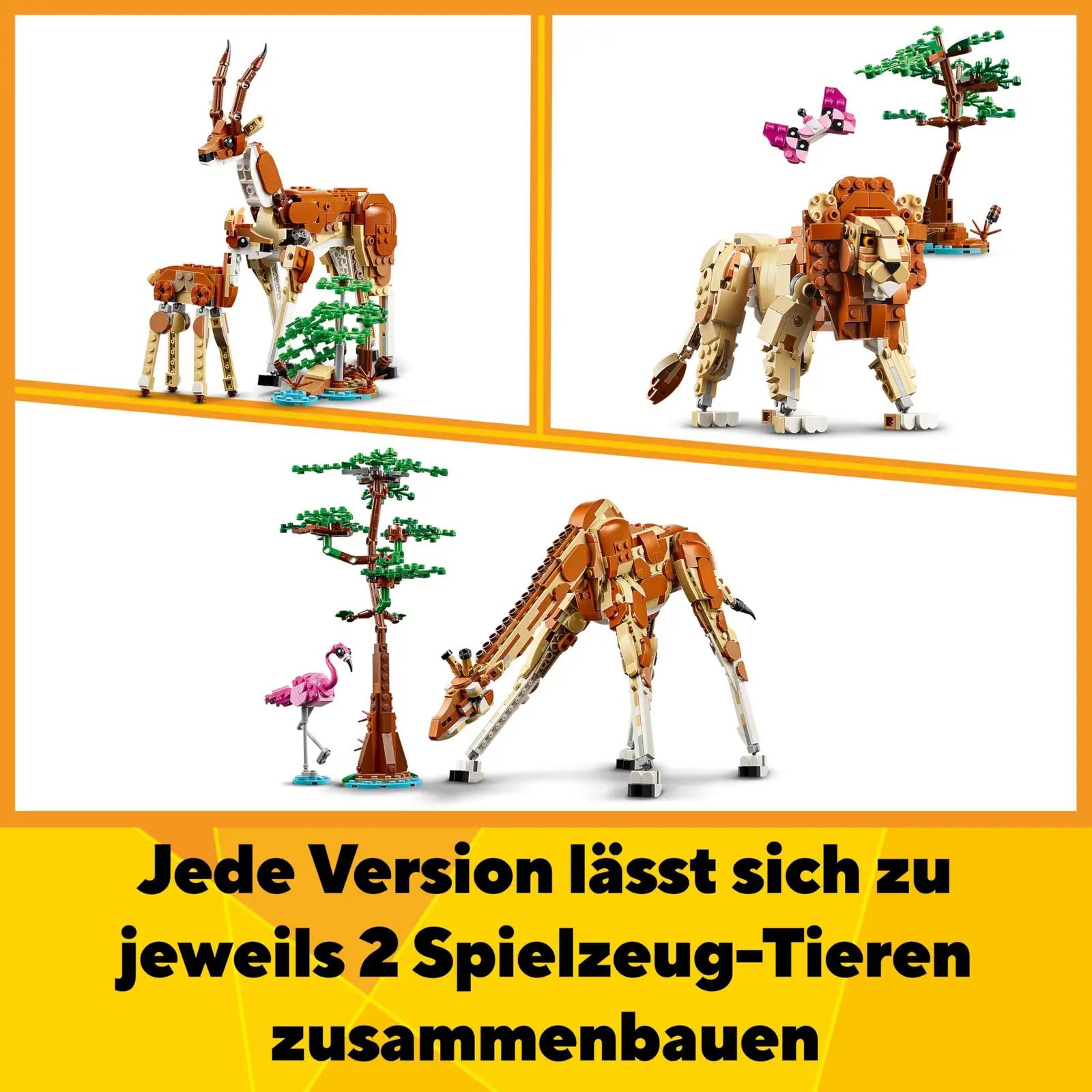 LEGO loominguline 3in1 loomasafari – kingitus lastele – lisavaade