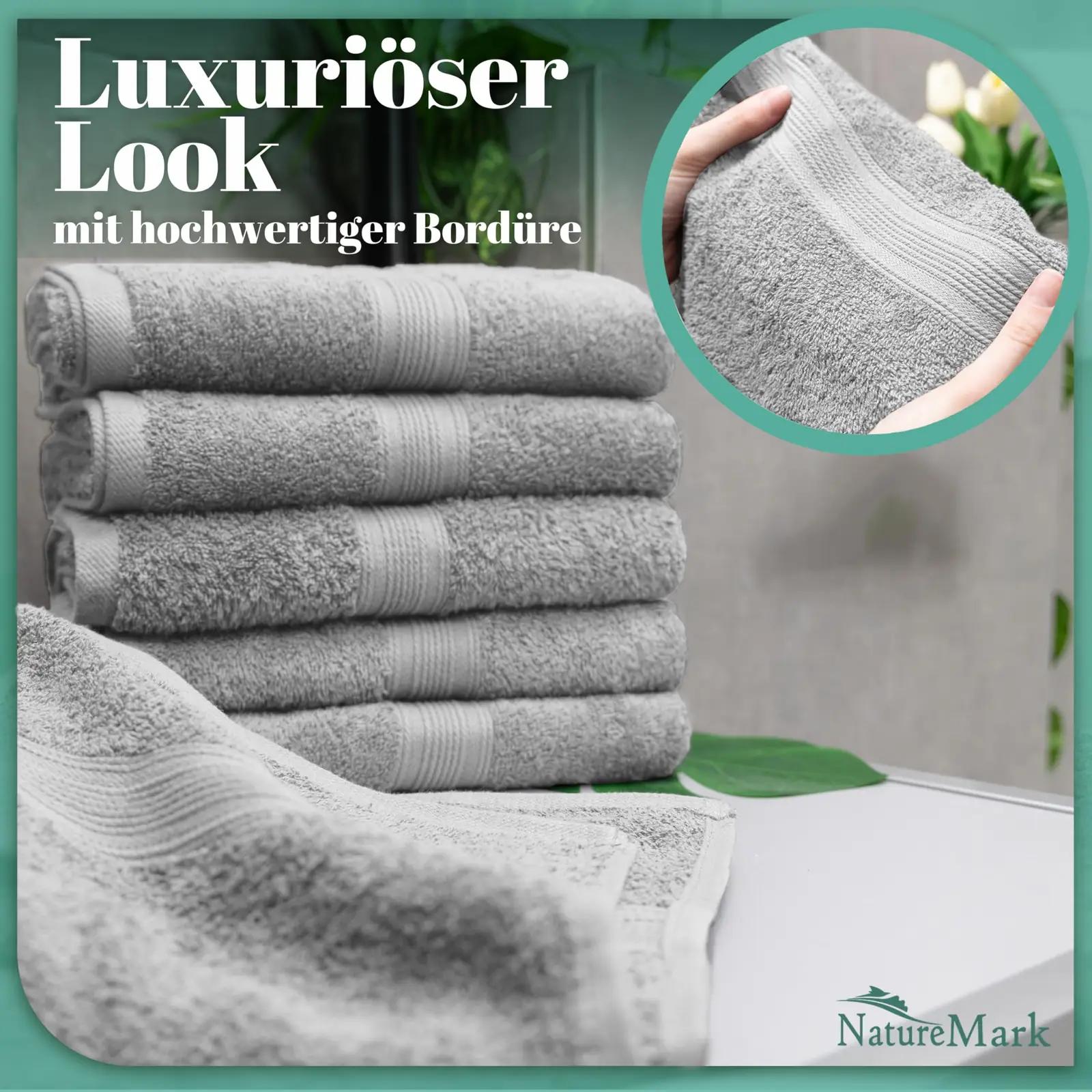 NatureMark pehmed käterätid 8-komplekt 100% puuvill – lisavaade
