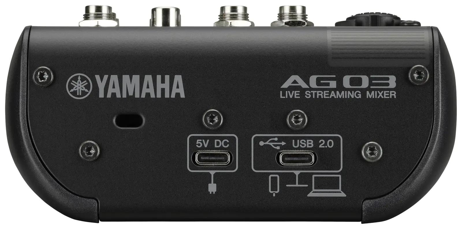 Yamaha AG03MK2 muusikariistad ja dj-varustus – detailne lähivaade