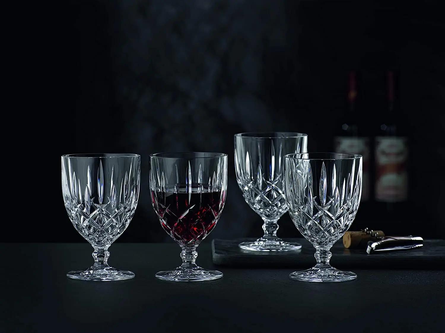 Nachtmann kristallist kelchgläser — elegantne 4-osaline komplekt – detailne vaade