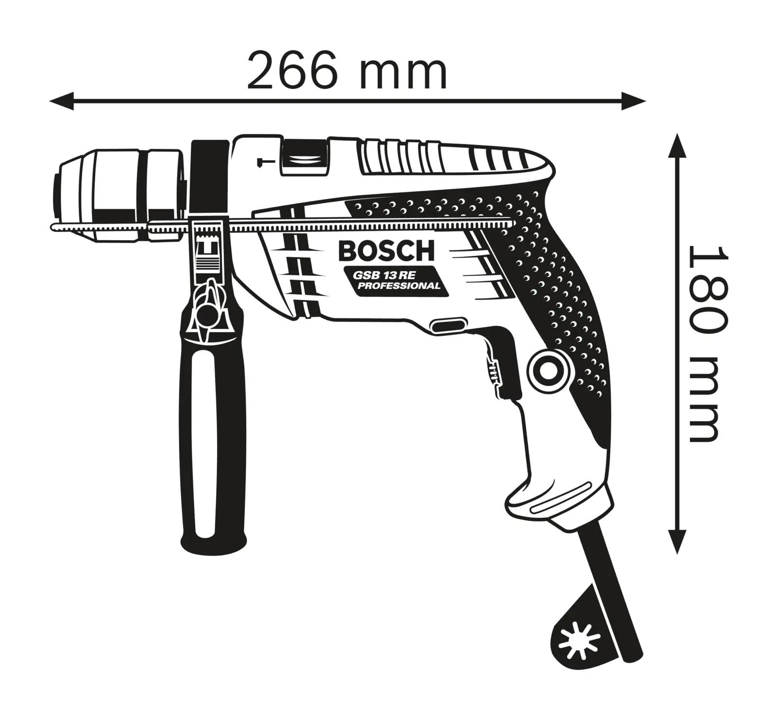 Bosch Professional tugev löökpuur — vastupidav tööriist kodu- ja – detailne vaade