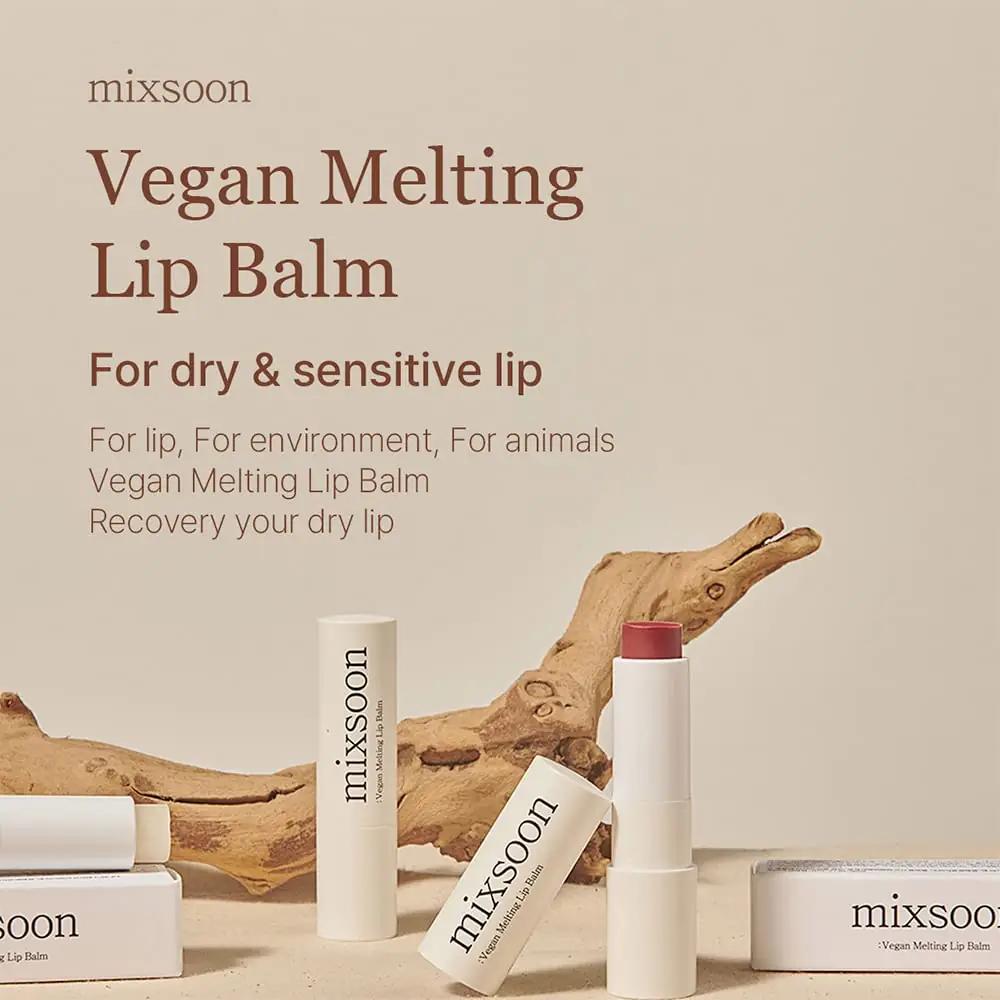 mixsoon niisutav vegankomponentidega huulebalsam — pehme sära – detailne vaade