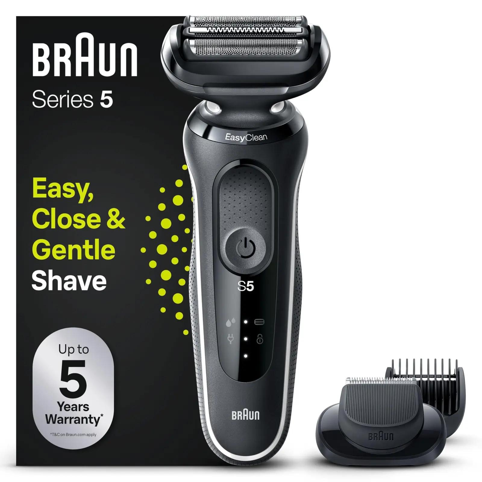 Braun Series 5 — täpne ja veekindel habemeajamisvahend